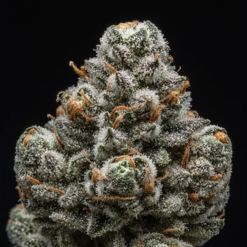 Jealousy Auto Autoflower Samen, Trichome Makro-Nahaufnahme, 23–26% THC
