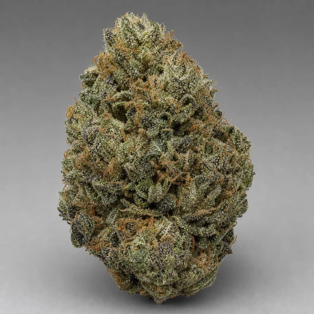 Deimos Auto Autoflower Samen, professionelles Produktfoto, 19–22% THC, 75% Indica / 25% Sativa